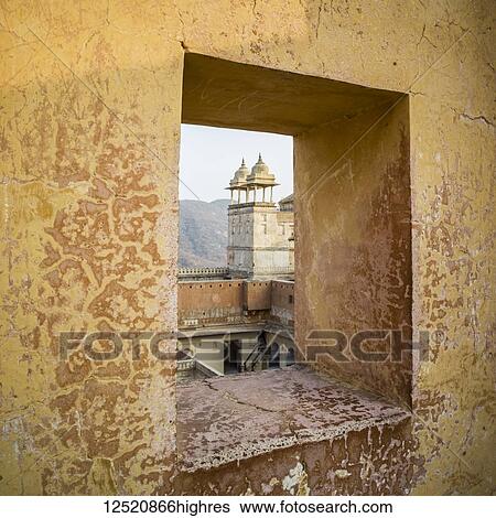 Stock Photograph - Amer Fort; Jaipur, Rajasthan, India. Fotosearch