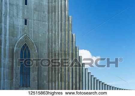 Architectural detail of the Hallgrimur church; Reykjavik, Iceland View Large Photo Image Stock Photograph - Architectural detail of the Hallgrimur church; Reykjavik, Iceland. Fotosearch