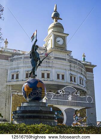 Stock Photograph - Bhanu Bhawan, Local Government Office; Darjeeling, West Bengal, India. Fotosearch