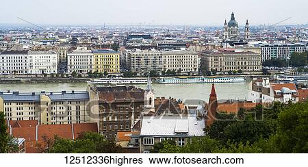 Buda's Castle District and the Danube River; Buda, Budapest, Hungary View Large Photo Image Stock Photograph - Buda's Castle District and the Danube River; Buda, Budapest, Hungary. Fotosearch