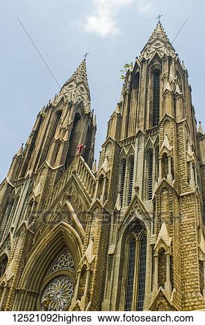 Cathedral of St. Joseph and St. Philomena; Mysore, Karnataka, India View Large Photo Image Stock Photograph - Cathedral of St. Joseph and St. Philomena; Mysore, Karnataka, India. Fotosearch