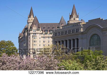 Chateau Laurier and old Ottawa Conference Centre; Ottawa, Ontario, Canada View Large Photo Image Stock Photograph - Chateau Laurier and old Ottawa Conference Centre; Ottawa, Ontario, Canada. Fotosearch