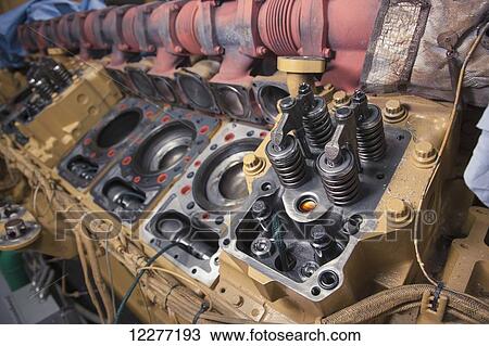 Close up of inside a diesel generator at the electrical power plant, Prudoe Bay, Arctic Alaska, USA, Summer View Large Photo Image Stock Image - Close up of inside a diesel generator at the electrical power plant, Prudoe Bay, Arctic Alaska, USA, Summer . Fotosearch