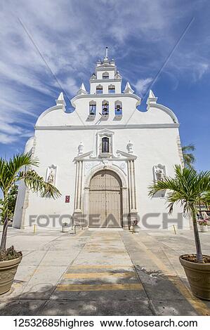Colonial Church of Santiago Apostol; Merida, Yucatan, Mexico View Large Photo Image Stock Photograph - Colonial Church of Santiago Apostol; Merida, Yucatan, Mexico. Fotosearch