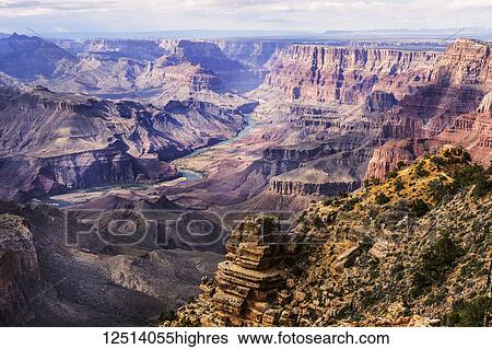 Colorado River winding through Grand Canyon National Park; Arizona, United States of America View Large Photo Image Stock Photograph - Colorado River winding through Grand Canyon National Park; Arizona, United States of America. Fotosearch