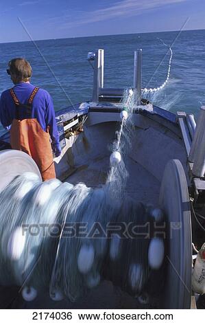 Stock Photograph - Commercial Fishing Boat Pws Copper River Delta Sc Ak Summer Portrait. Fotosearch