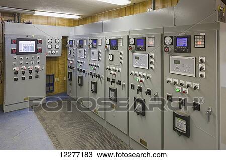 Control panels inside an electric power plant, Prudhoe Bay, Arctic Alaska, USA, Summer View Large Photo Image Stock Image - Control panels inside an electric power plant, Prudhoe Bay, Arctic Alaska, USA, Summer. Fotosearch
