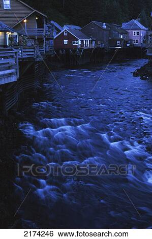 Creek Street Ketchikan Creek Ketchikan Southeast Alaska Summer Scenic View Large Photo Image Stock Photograph - Creek Street Ketchikan Creek Ketchikan Southeast Alaska Summer Scenic. Fotosearch
