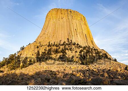 Stock Photograph - Devils Tower National Monument; Wyoming, United States of America. Fotosearch