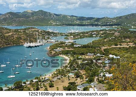 English Harbour; Shirley Heights, Antigua and Barbuda View Large Photo Image Stock Photograph - English Harbour; Shirley Heights, Antigua and Barbuda. Fotosearch