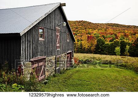 Stock Photograph - Farm Structures. Fotosearch