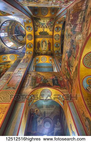 Fresco paintings, St. George's (Yuriev) Monastery; Veliky Novgorod, Novgorod Oblast, Russia View Large Photo Image Stock Photograph - Fresco paintings, St. George's (Yuriev) Monastery; Veliky Novgorod, Novgorod Oblast, Russia. Fotosearch