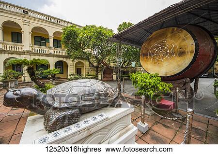 Giant precious sapphire turtle at the Central Sector of the Imperial Citadel of Thang Long; Hanoi, Vietnam View Large Photo Image Stock Photograph - Giant precious sapphire turtle at the Central Sector of the Imperial Citadel of Thang Long; Hanoi, Vietnam. Fotosearch