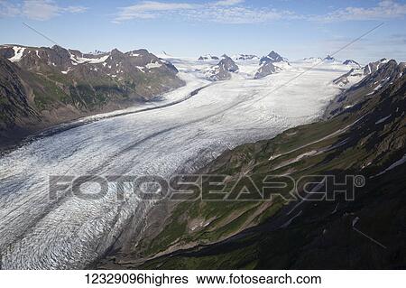 Glacier in Kachemak Bay State Park; Alaska, United States of America View Large Photo Image Stock Photograph - Glacier in Kachemak Bay State Park; Alaska, United States of America. Fotosearch
