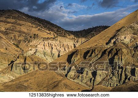 Goat Rock Unit, John Day Fossil Beds National Monument; Dayville, Oregon, United States of America View Large Photo Image Stock Photograph - Goat Rock Unit, John Day Fossil Beds National Monument; Dayville, Oregon, United States of America. Fotosearch