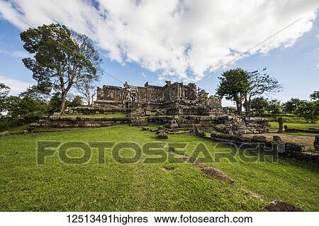 Stock Photograph - Gopura II, Preah Vihear Temple; Preah Vihear, Cambodia. Fotosearch