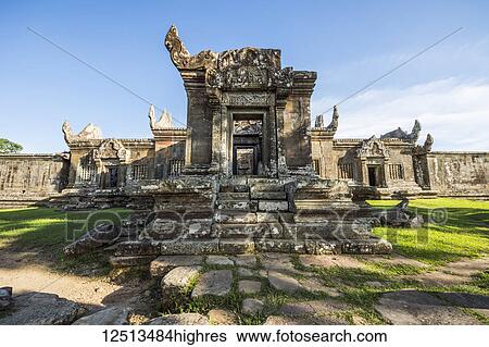 Stock Photograph - Gopura III, Preah Vihear Temple; Preah Vihear, Cambodia. Fotosearch
