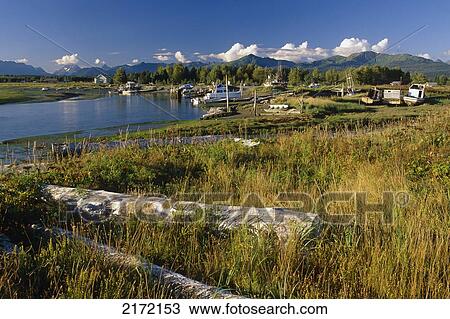 Gustavus Boat Harbor Gustavus River Southeast Ak Summer Scenic View Large Photo Image Stock Image - Gustavus Boat Harbor Gustavus River Southeast Ak Summer Scenic. Fotosearch