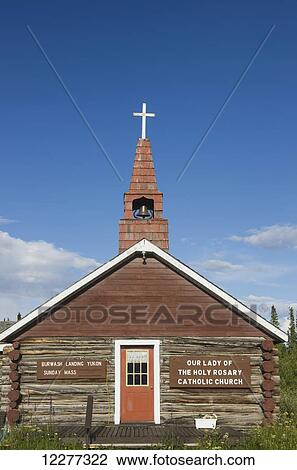 Historic Burwash Landing Church, Kluane Lake, Northern Yukon Territory, Canada, Summer View Large Photo Image Stock Image - Historic Burwash Landing Church, Kluane Lake, Northern Yukon Territory, Canada, Summer. Fotosearch
