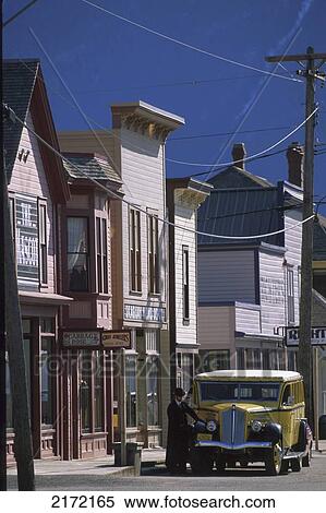 Stock Photography - Historic Street Car Tour Skagway Southeast Ak. Fotosearch