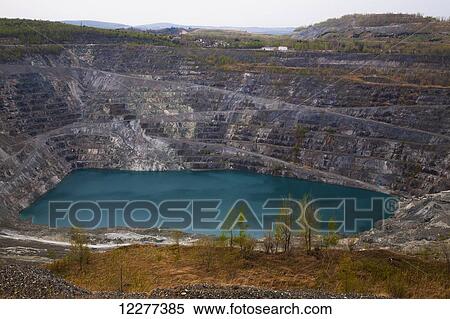 Jeffery Mine; Asbestos, Quebec, Canada View Large Photo Image Stock Photography - Jeffery Mine; Asbestos, Quebec, Canada. Fotosearch