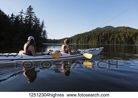 Kayaking in Clayoquot Sound, Vancouver Island; Tofino, British Columbia, Canada View Large Photo Image Stock Photograph - Kayaking in Clayoquot Sound, Vancouver Island; Tofino, British Columbia, Canada. Fotosearch