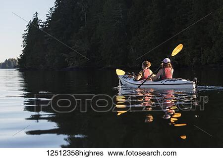Kayaking in Clayoquot Sound, Vancouver Island; Tofino, British Columbia, Canada View Large Photo Image Stock Photograph - Kayaking in Clayoquot Sound, Vancouver Island; Tofino, British Columbia, Canada. Fotosearch