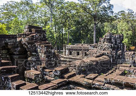 Library of the Bayon; Angkor Thom, Siem Reap, Cambodia View Large Photo Image Stock Photograph - Library of the Bayon; Angkor Thom, Siem Reap, Cambodia. Fotosearch