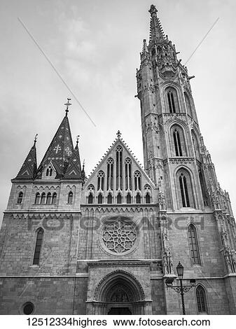 Matthias Church, a Roman Catholic church in Buda's Capital District; Buda, Budapest, Hungary View Large Photo Image Stock Photograph - Matthias Church, a Roman Catholic church in Buda's Capital District; Buda, Budapest, Hungary. Fotosearch