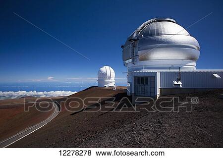 Mauna Kea Observatory; Island of Hawaii, Hawaii, United States of America View Large Photo Image Stock Photo - Mauna Kea Observatory; Island of Hawaii, Hawaii, United States of America. Fotosearch