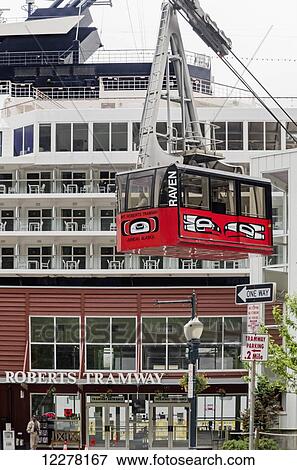 Mt. Roberts Tramway and terminal, downtown Juneau, Southeast Alaska, summer View Large Photo Image Stock Photo - Mt. Roberts Tramway and terminal, downtown Juneau, Southeast Alaska, summer. Fotosearch