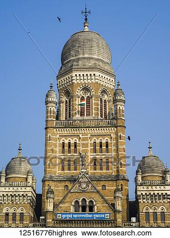 Stock Photograph - Municipal Corporation Building; Mumbai, Maharashtra, India. Fotosearch