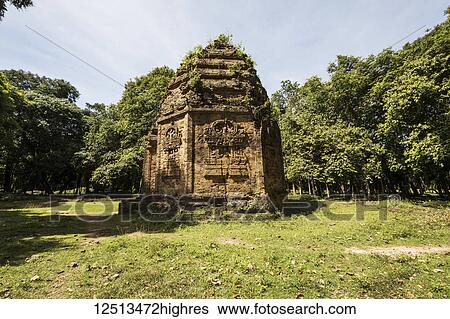 Octagonal N7 Tower in Prasat Sambor, the North Group, Sambor Prei Kuk; Kompong Thom, Cambodia View Large Photo Image Stock Photograph - Octagonal N7 Tower in Prasat Sambor, the North Group, Sambor Prei Kuk; Kompong Thom, Cambodia. Fotosearch