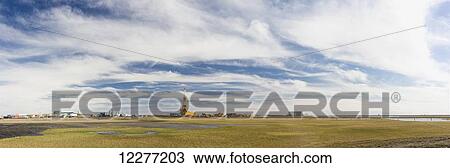 Oil and gas drill rig with surrounding infrastructure, Prudhoe Bay, Arctic Alaska, USA, Summer View Large Photo Image Stock Image - Oil and gas drill rig with surrounding infrastructure, Prudhoe Bay, Arctic Alaska, USA, Summer . Fotosearch