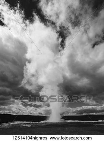 Old Faithful Geyser in Yellowstone National Park; Wyoming, United States of America View Large Photo Image Stock Photograph - Old Faithful Geyser in Yellowstone National Park; Wyoming, United States of America. Fotosearch