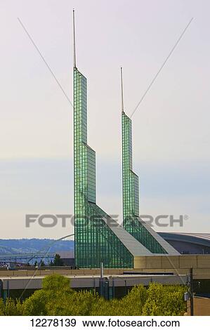 Oregon Convention Centre; Portland, Oregon, United States of America View Large Photo Image Stock Photo - Oregon Convention Centre; Portland, Oregon, United States of America. Fotosearch