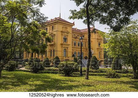 Stock Photograph - Presidential Palace; Hanoi, Hanoi, Vietnam. Fotosearch