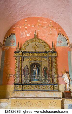 Retablo, Church of the Virgen de la Asuncion (formerly a convent), Route of the Convents; Mama, Yucatan, Mexico View Large Photo Image Stock Photograph - Retablo, Church of the Virgen de la Asuncion (formerly a convent), Route of the Convents; Mama, Yucatan, Mexico. Fotosearch