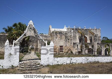 Ruined Church of Pixila, completed in 1797; Cuauhtemoc, Yucatan, Mexico View Large Photo Image Stock Photograph - Ruined Church of Pixila, completed in 1797; Cuauhtemoc, Yucatan, Mexico. Fotosearch