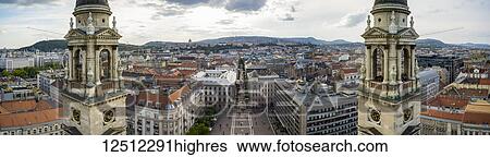 Stock Photograph - St. Stephen's Basilica; Budapest, Budapest, Hungary. Fotosearch