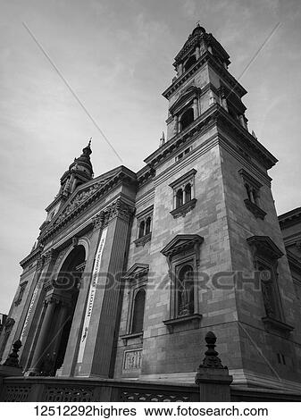 Stock Photograph - St. Stephen's Basilica; Budapest, Budapest, Hungary. Fotosearch