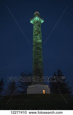 The Astoria Column is turned green to mark Domestic Violence Awareness Month; Astoria, Oregon, United States of America View Large Photo Image Stock Image - The Astoria Column is turned green to mark Domestic Violence Awareness Month; Astoria, Oregon, United States of America. Fotosearch