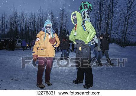 The Google Maps Street View Camera Is Mapping Out Parts Of The Trail For The 2015 Iditarod Stock Image