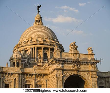 The Victoria Memorial, dedicated to the memory of Queen Victoria; Kolkata, West Bengal, India View Large Photo Image Stock Photograph - The Victoria Memorial, dedicated to the memory of Queen Victoria; Kolkata, West Bengal, India. Fotosearch