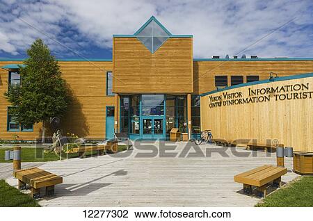 The Yukon Visitor Center, Whitehorse, Yukon Territory, Canada, Summer View Large Photo Image Stock Image - The Yukon Visitor Center, Whitehorse, Yukon Territory, Canada, Summer. Fotosearch