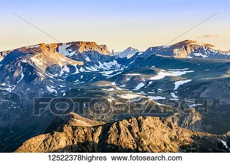 Stock Photograph - View from the Beartooth Highway; Cody, Wyoming, United States of America. Fotosearch