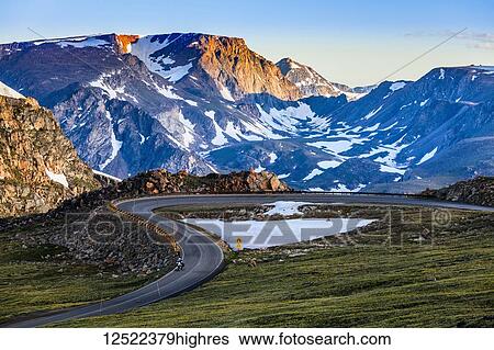 Stock Photograph - View from the Beartooth Highway; Cody, Wyoming, United States of America. Fotosearch