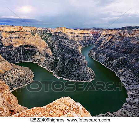 View of Bighorn Canyon from Devil Canyon Overlook, Bighorn Canyon National Recreation Area; Montana, United States of America View Large Photo Image Stock Photograph - View of Bighorn Canyon from Devil Canyon Overlook, Bighorn Canyon National Recreation Area; Montana, United States of America. Fotosearch