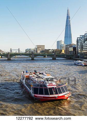 View of the Shard from the Thames River; London, England View Large Photo Image Stock Image - View of the Shard from the Thames River; London, England. Fotosearch