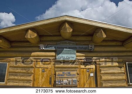 Stock Photography - Visitor Center At Tetlin National Wildlife Refuge, Alaska. Fotosearch
